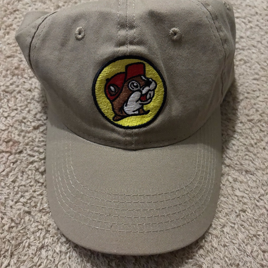 BucEes Beige Cap With Embroidered Logo BucEes Beige Cap With Embroidered Logo